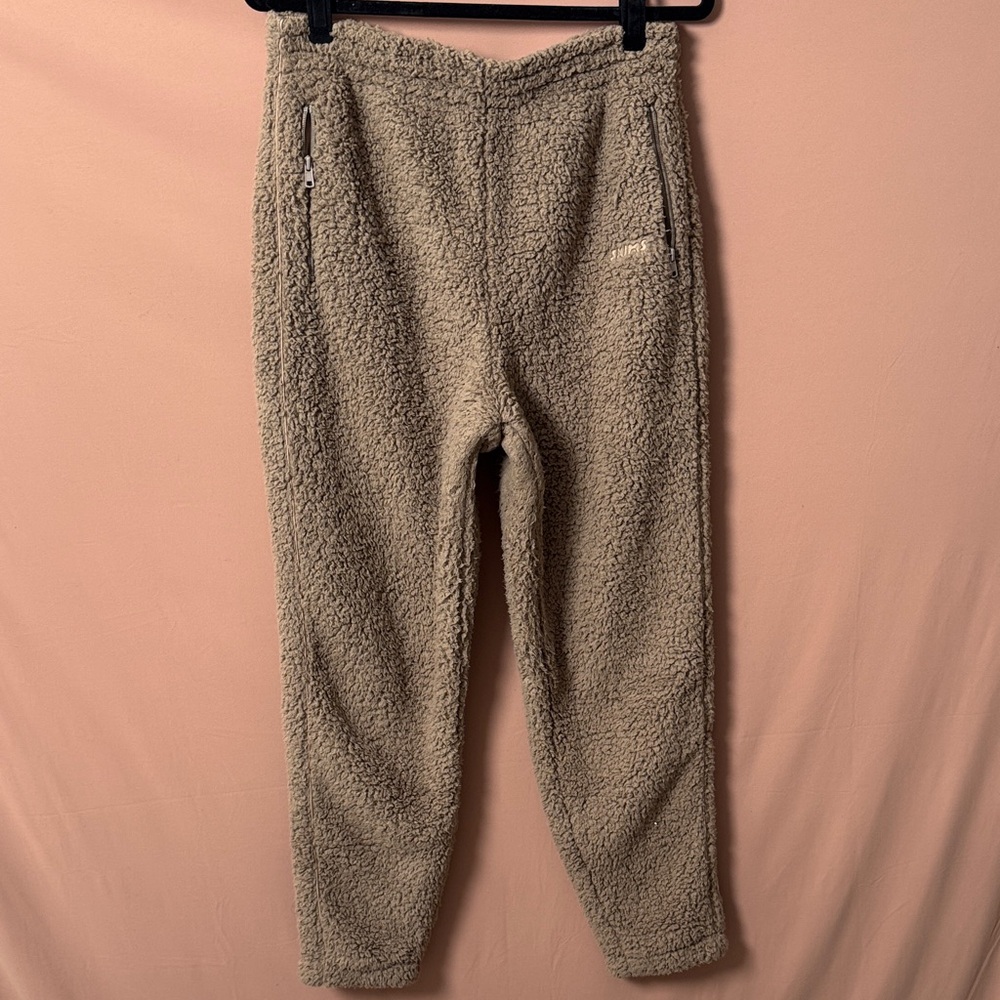 Cozy brown teddy Joggers